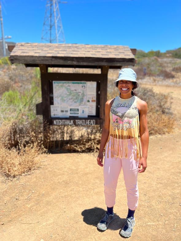 Kati at Nighthawk Trail Loop near San Diego