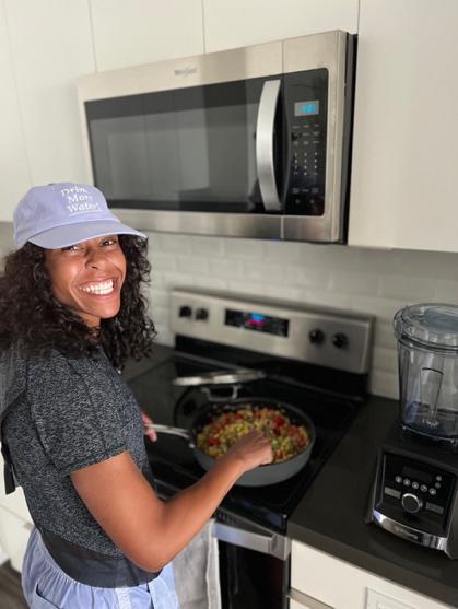 Kati in the kitchen